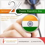 Happy Republic Day wishes by Bariatric surgeon India clinic, One of the best Weight loss surgery center in Hyderabad